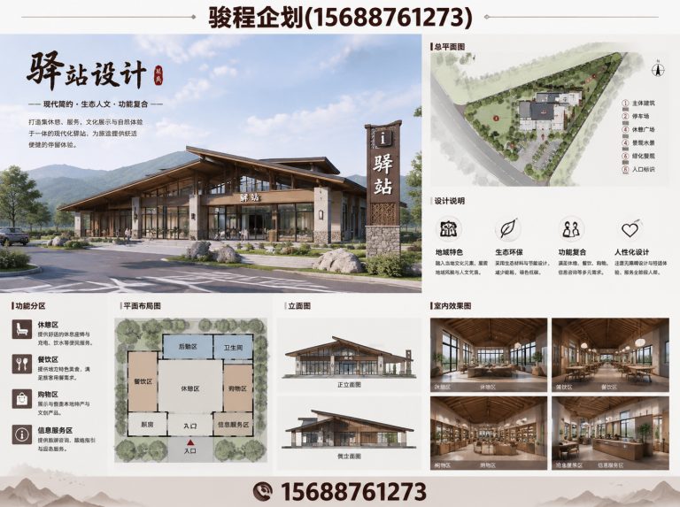 商河县驿站设计展示图
